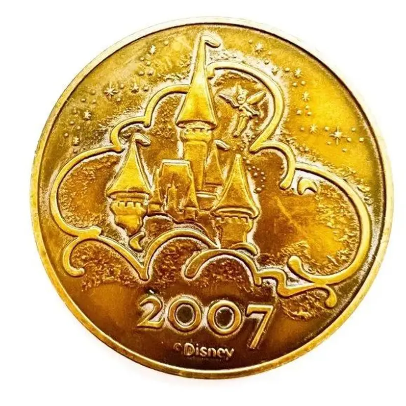 Disneyland Resort 2007 Commemorative Token Year Of A Million Dreams Souvenir