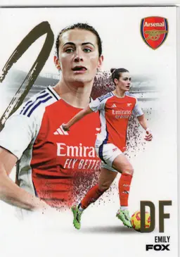 2024/25 Futera Limited Arsenal Emily Fox 2 Card Lot