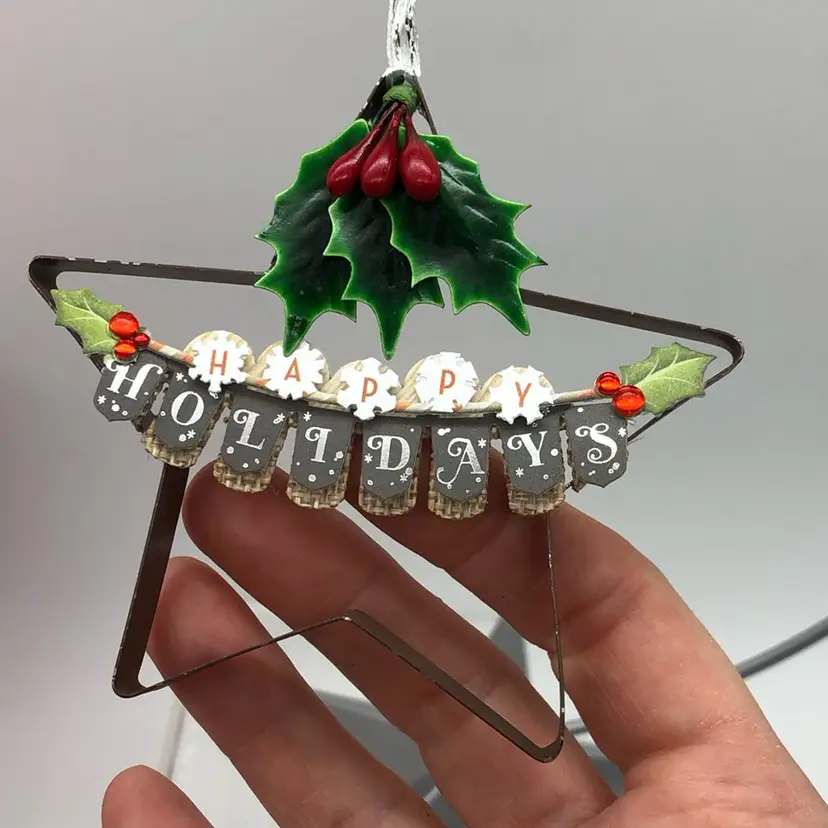 Embellished Star Ornament