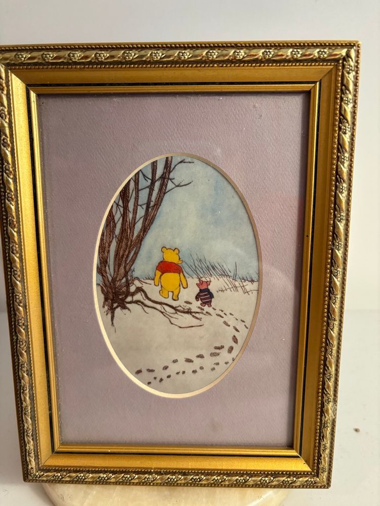 Framed Picture Of Winnie The Pooh
