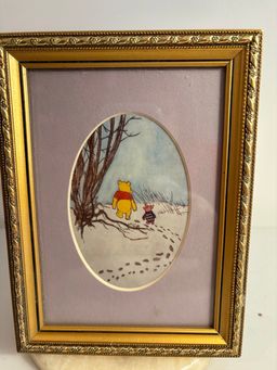 Framed Picture Of Winnie The Pooh