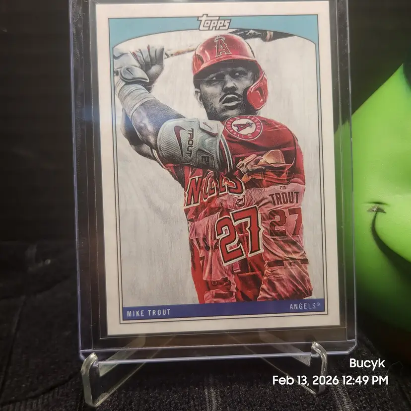 2022 Topps x Lauren Taylor - Mike Trout Los Angeles Angels