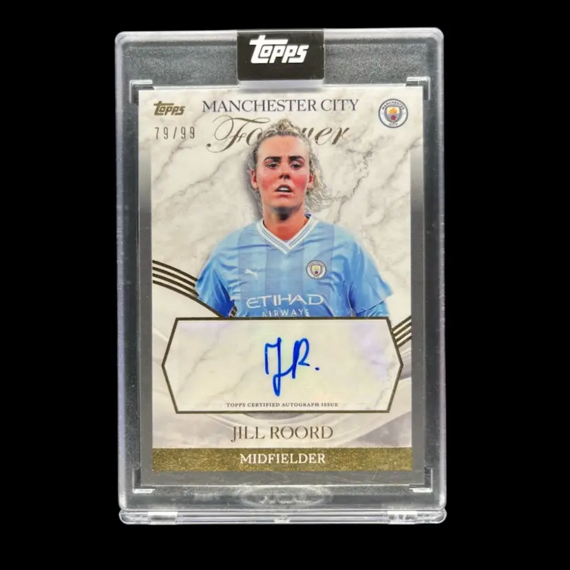 Jill Roord 2024 Manchester City Forever Autograh /99 Soccer Card