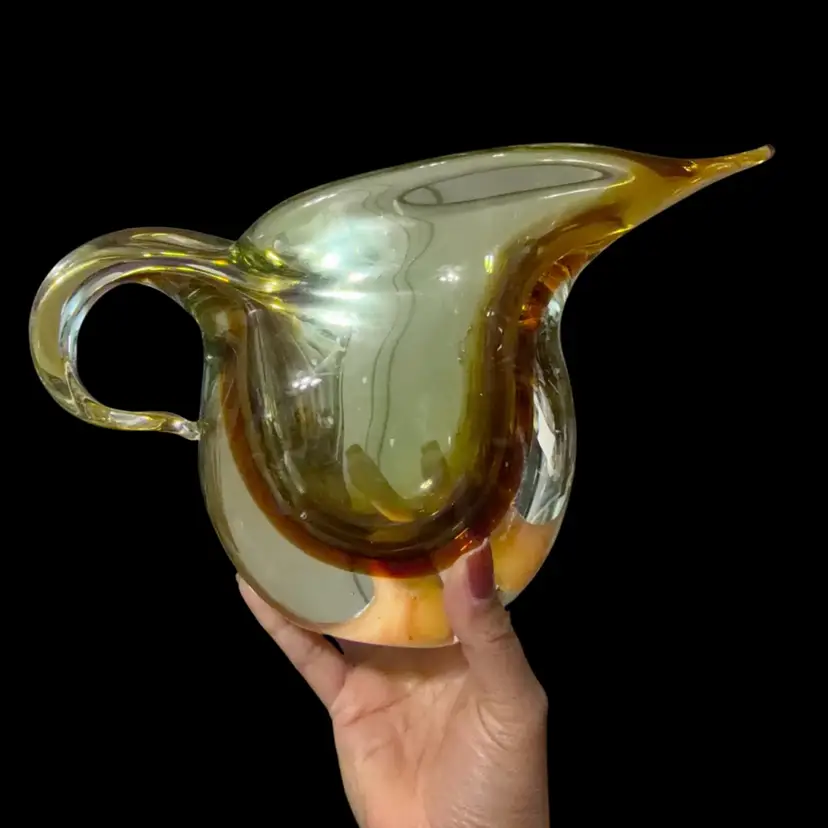 Flavio Poli Murano Sommerso Pitcher