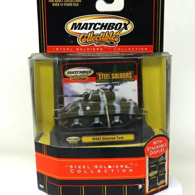Matchbox Collectibles STEEL SOLDIERS M4A3 Sherman Tank 92664