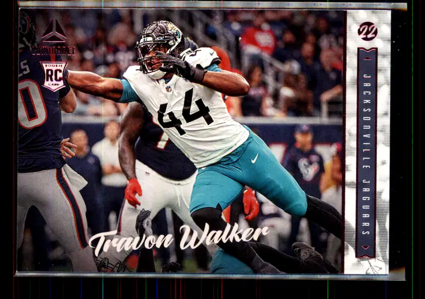 Travon Walker 2022 Panini Chronicles Luminance Pink #223 - (113) - Jacksonville Jaguars