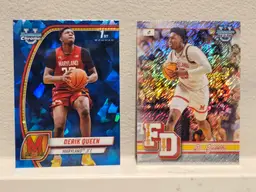 Derik Queen - 2024-2025 Bowman U Sapphire and Bowmans Best U Field Day Shimmer Refractor