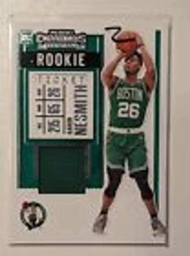 2020-21 Panini Contenders Rookie Ticket Swatches #RS-ANS Aaron Nesmith Celtics