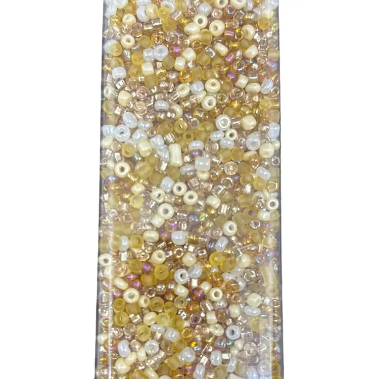 Buttercream Bead Treasures 12/0 Glass Seed Bead Mixes