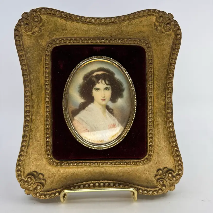Vintage Cameo Creation Isabella Montgomery Portrait George Romney