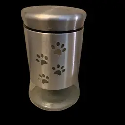 Cat Treat Canister 4 1/2 X 7 Inches