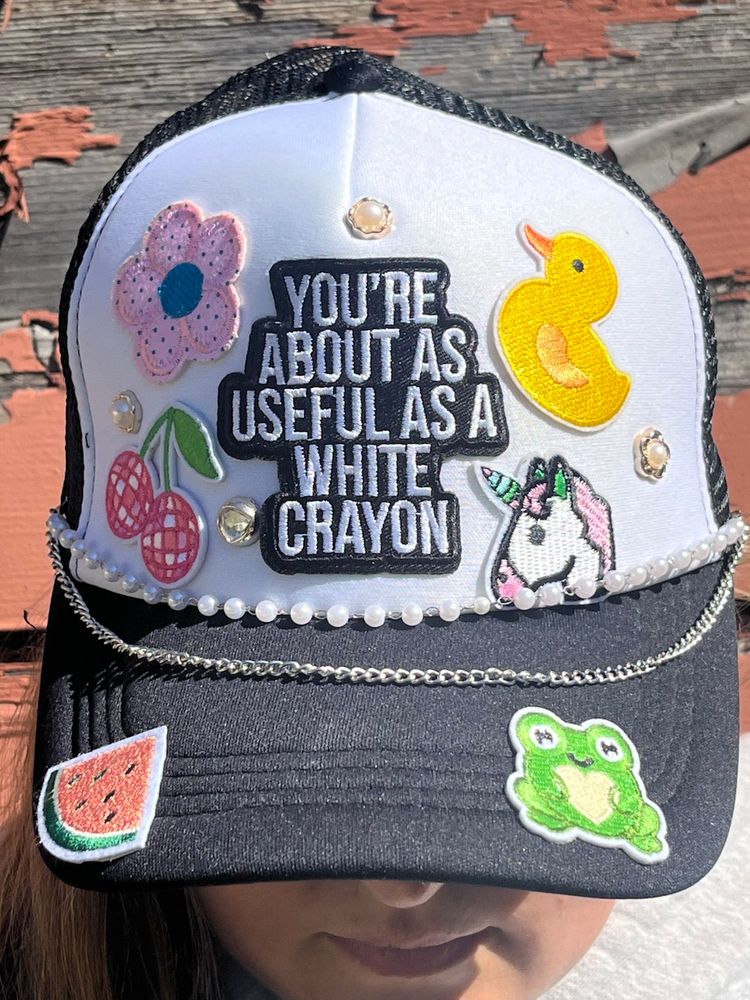 Custom Trucker Hat - Crayon