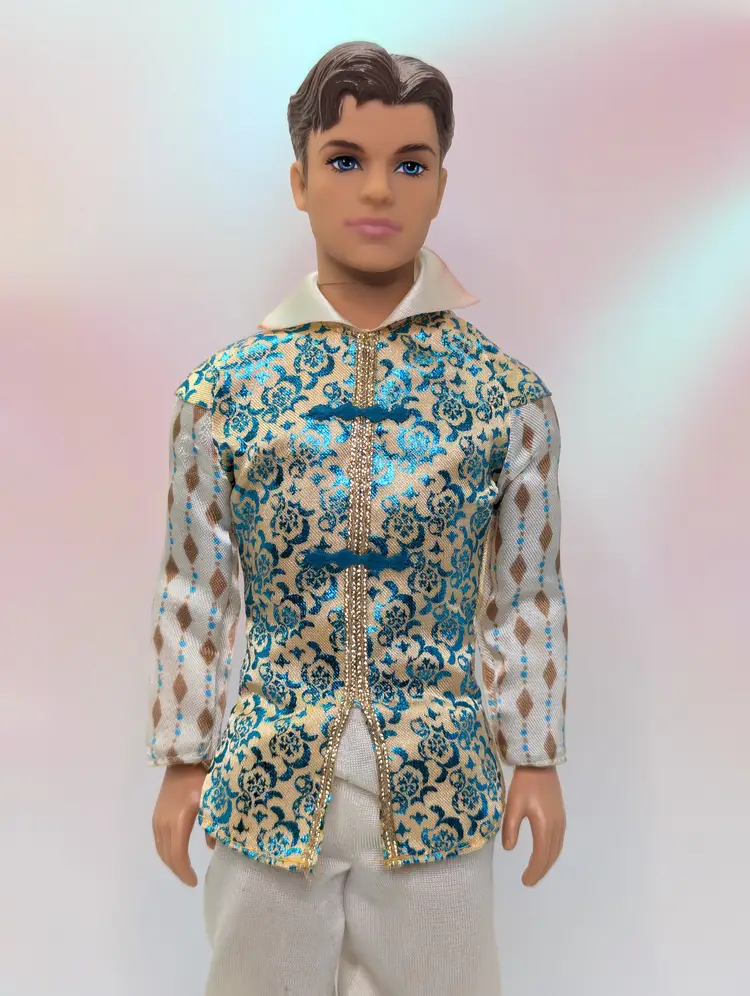 Barbie Three Musketeers Prince Doll 2008 Mattel #N7005 Ken with Boots & Outfit No crown