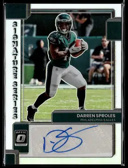 2022 Donruss Optic Football DARREN SPROLES Silver Prizm Auto #SS-DS EAGLES