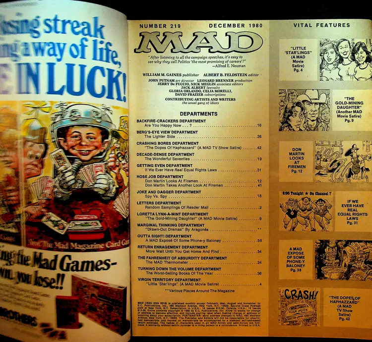 Mad Magazine 219 Don Martin Firefighters