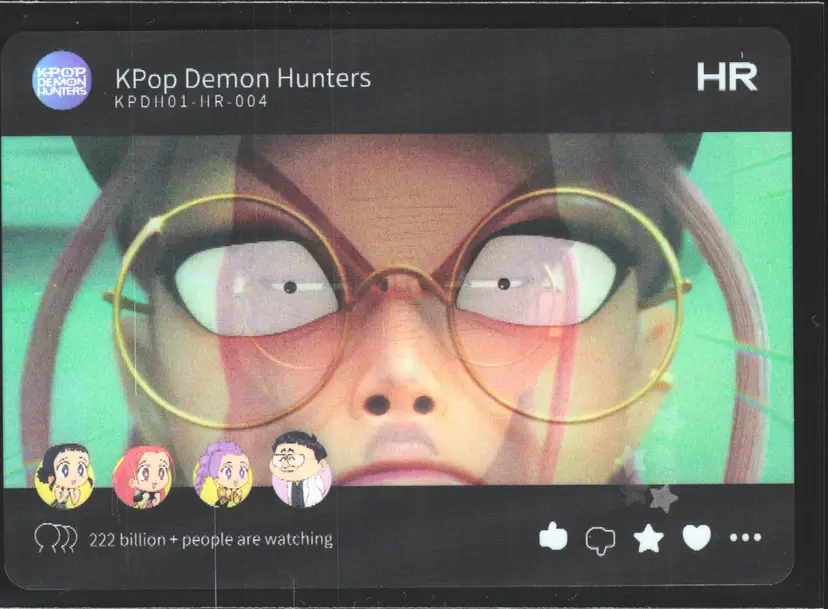 Mira Frightens Healer Han KPop Demon Hunters Trading Card HR-004