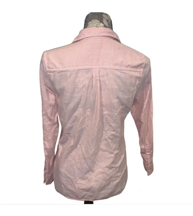 PATAGONIA Pink Pinstripe Button Down shirt size small

