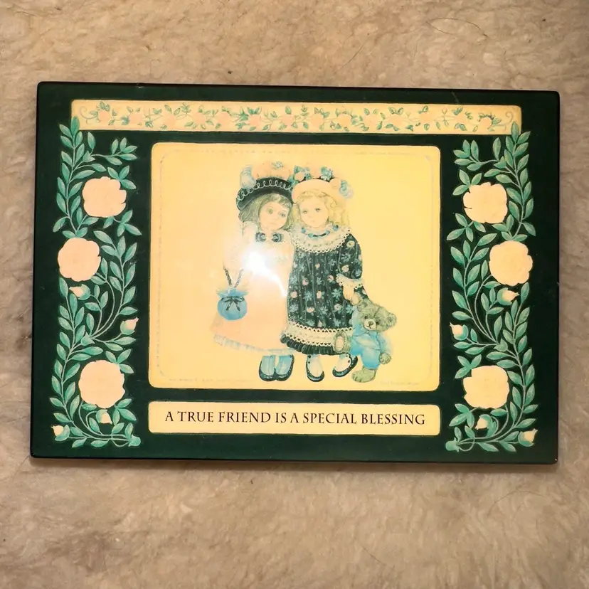 San Francisco Music Box Cherish The Thought A True Friend is A Special Blessing