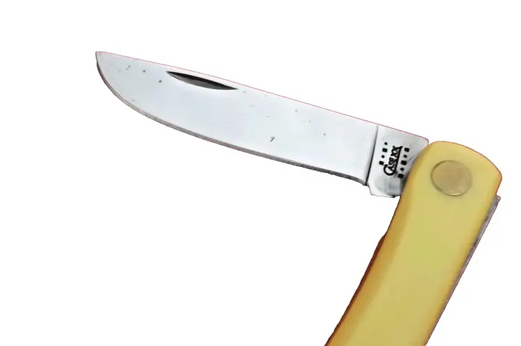 2001 CASE XX YELLOW SODBUSTER JR. 3137 CV BLADE KNIFE NEW ESTATE FIND