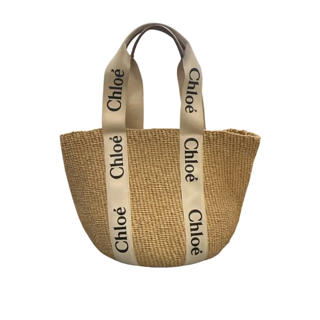 Chloe Bucket Straw Bag