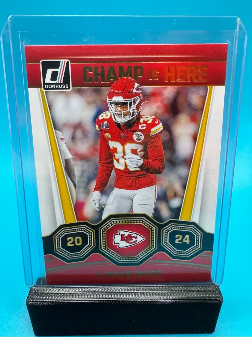 L’jarius Sneed Donruss Champ Is Here Kansas City Chiefs