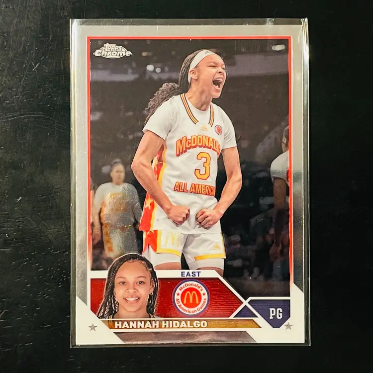 Hannah Hidalgo McDonald's All-American 2023 Topps Chrome Basketball Card