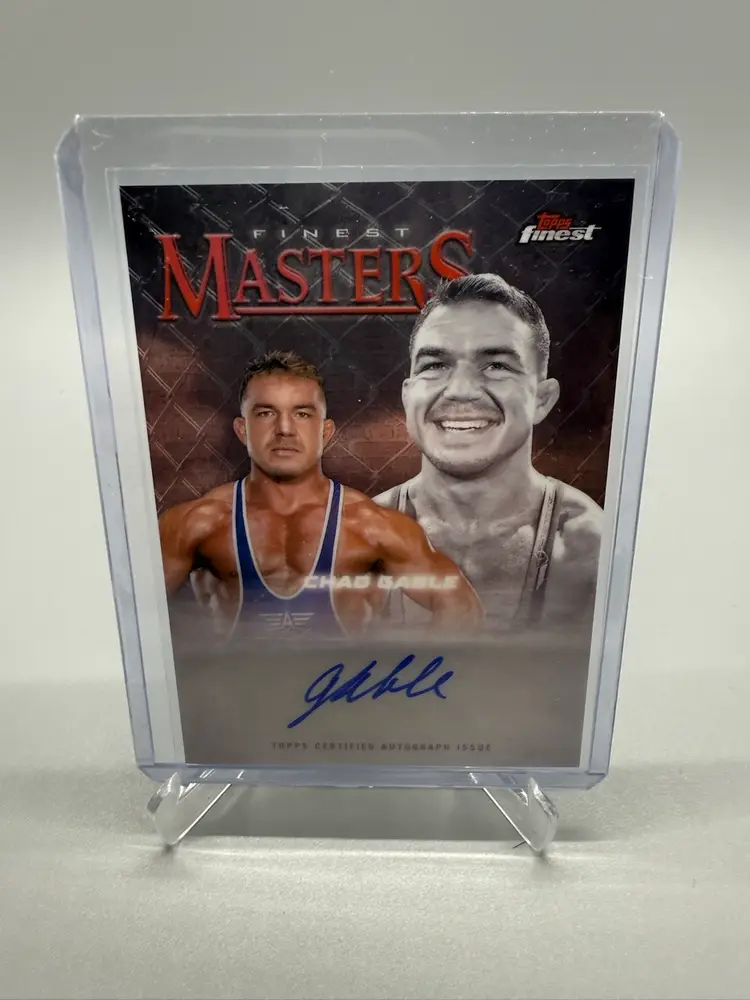 2025 WWE Finest Masters Auto Lot: Gunther, Chad Gable, & Kelani Jordan
