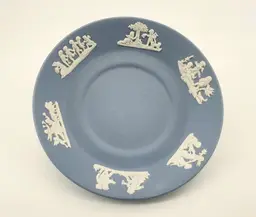 Wedgewood Made In England Blue Saucer 4.25"