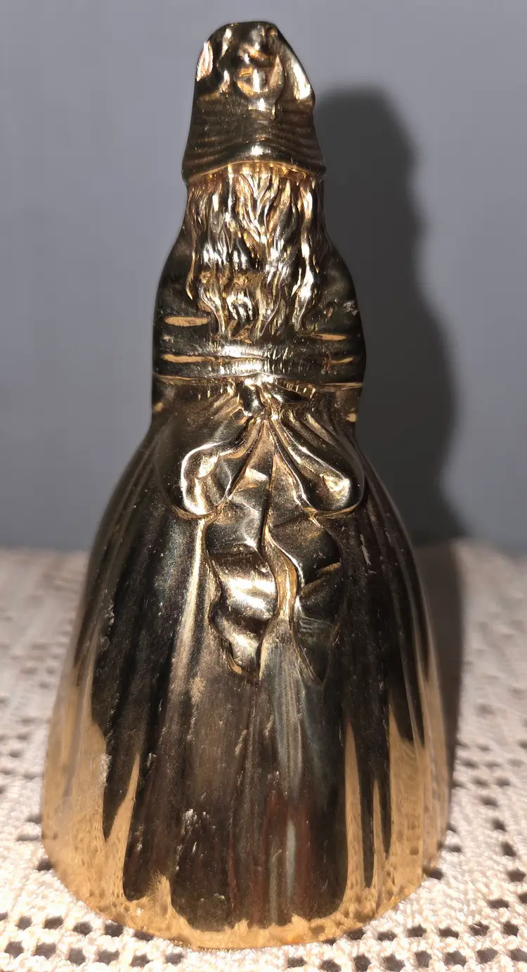 Brass Victorian Lady / Southern Belle Vintage Bell