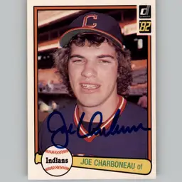 Joe Charboneau Signed Cleveland Indians 1982 Donruss Baseball Card #363