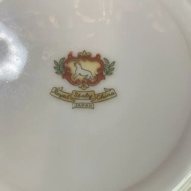 Royal Sealy China Iridescent Saucer Made In Japan