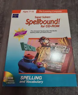 Super Solvers Spellbound! CD-ROM (The Learning Company) Big Box Complete