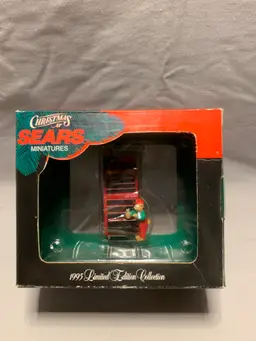 VTG 1995 Sears Craftsman Toolbox Collectable Miniature Christmas Ornament NIB