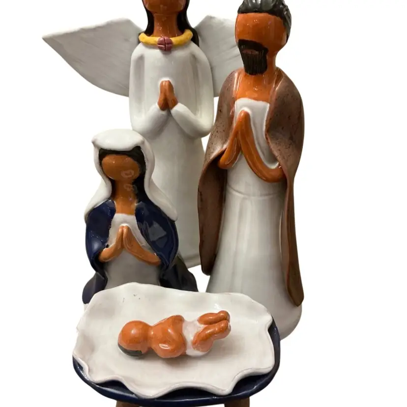 Faceless 4 Piece Nativity Set