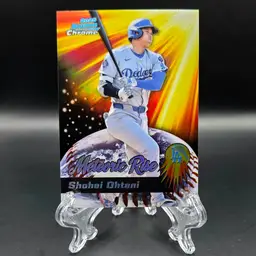 Shohei Ohtani 2025 Bowman Chrome Meteoric Rise Los Angeles Dodgers