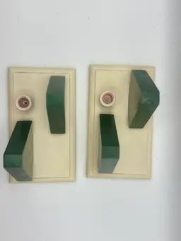 Wood Tree Small Candle Holders Set Of 2 Christmas Decor