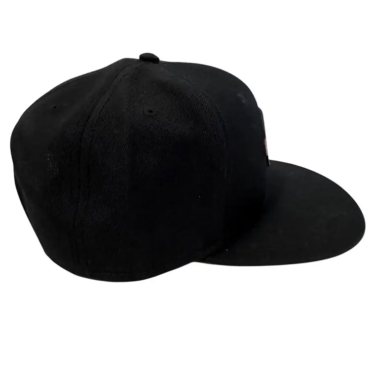 Best Pizza & Brew Patch Logo Flat Brim Unisex Black Snapback by Otto Cap