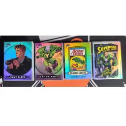 2025 Fleer Brilliants Superman 74-Card Lot Base, Purple, Classic & Inserts