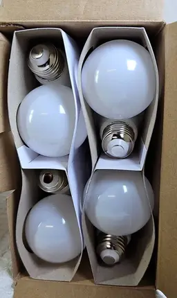 #01 2×16-Pack A19 LED Light Bulbs – Soft White | Bulk Lot of 32