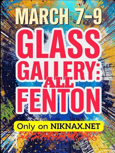 GLASS GALLERY ALL FENTON w/Amanda