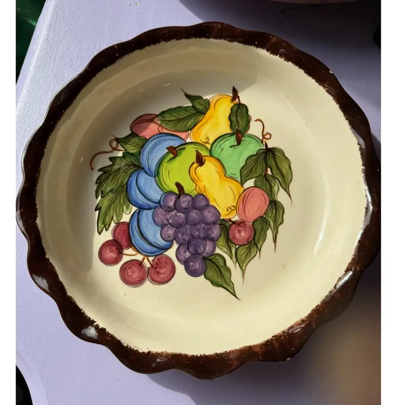 Vintage California Pottery Pie Plate