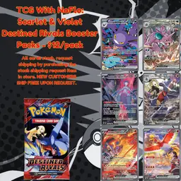 TCG with NoFlo: Scarlet & Violet Destined Rivals Booster Packs