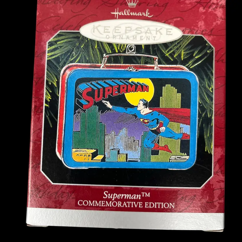 Hallmark Lunchbox Ornament SUPERMAN - New! Christmas Keepsake