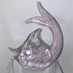 Murano Fish Punk And White Inside