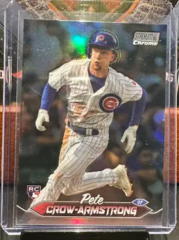Pete Crow-Armstrong RC Refractor 2024 Stadium Club Chrome 29 Chicago Cubs