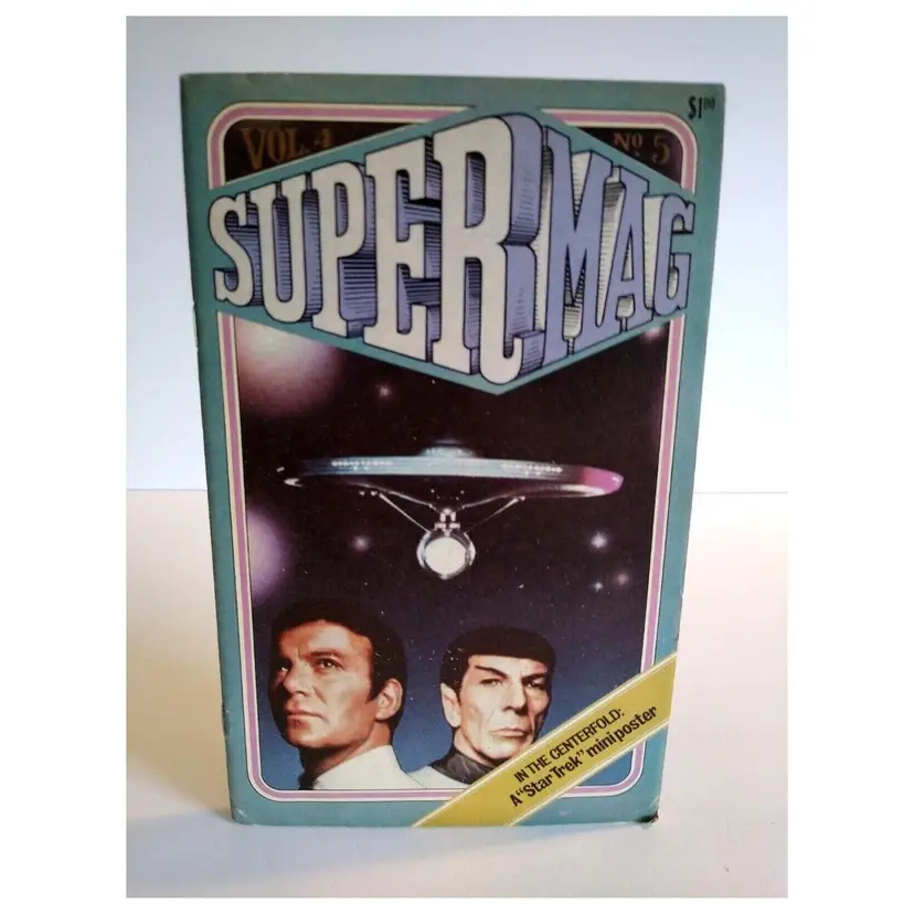 Star Trek Super Mag Magazine 1980 Space Age Sci-Fi Spock Kirk William Shatner