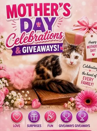 Let’s Celebrate Mom Today! With Giveaways!