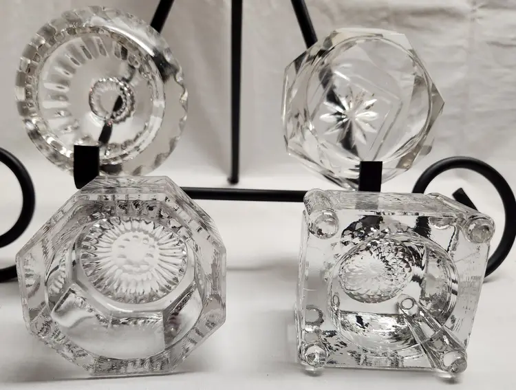 Vintage Glass Salt Cellars