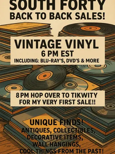 Back2Back Sale Vinyl 6PM Dibdit / 8PMEST TIKWITY