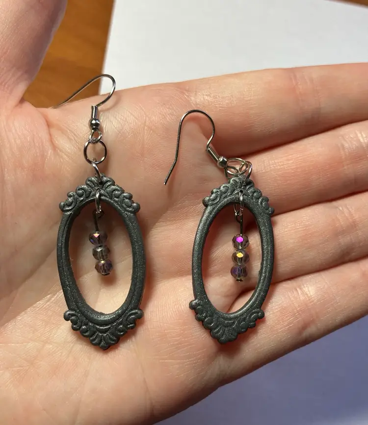 Handmade Polymer Clay Sparkle Earrings